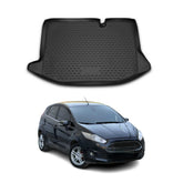 OMAC Bandeja Maletero Alfombrilla para Ford Fiesta 2011-2015 Negro Goma TPE 1Pza